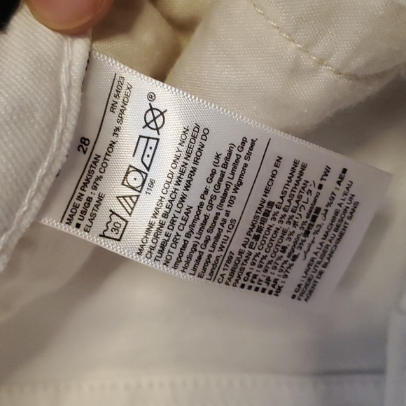 GAP crop girlfriend size 28 - Picture 5 of 7